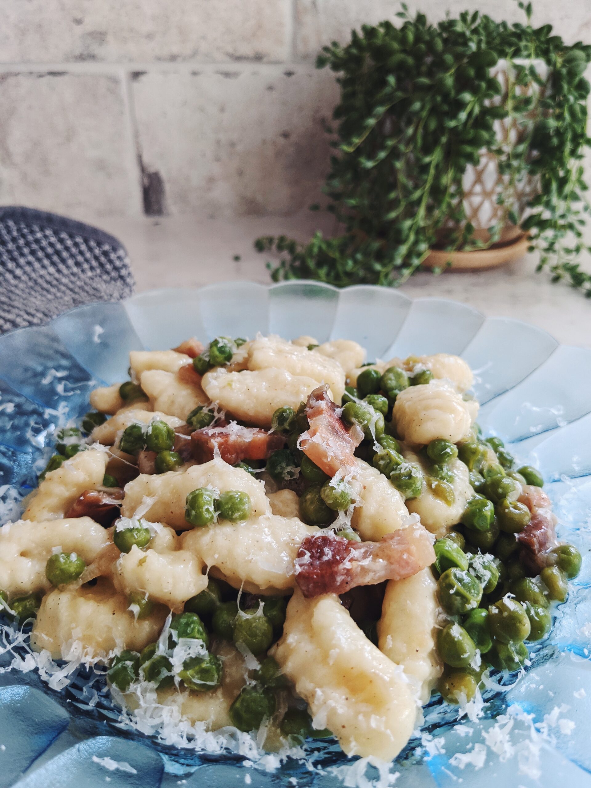 Gnocchi With Peas And Pancetta Tinas Cucina