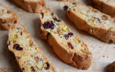 Cranberry Pistachio Biscotti