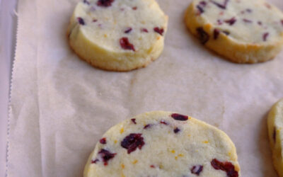 Cranberry Orange Slice & Bake Cookies